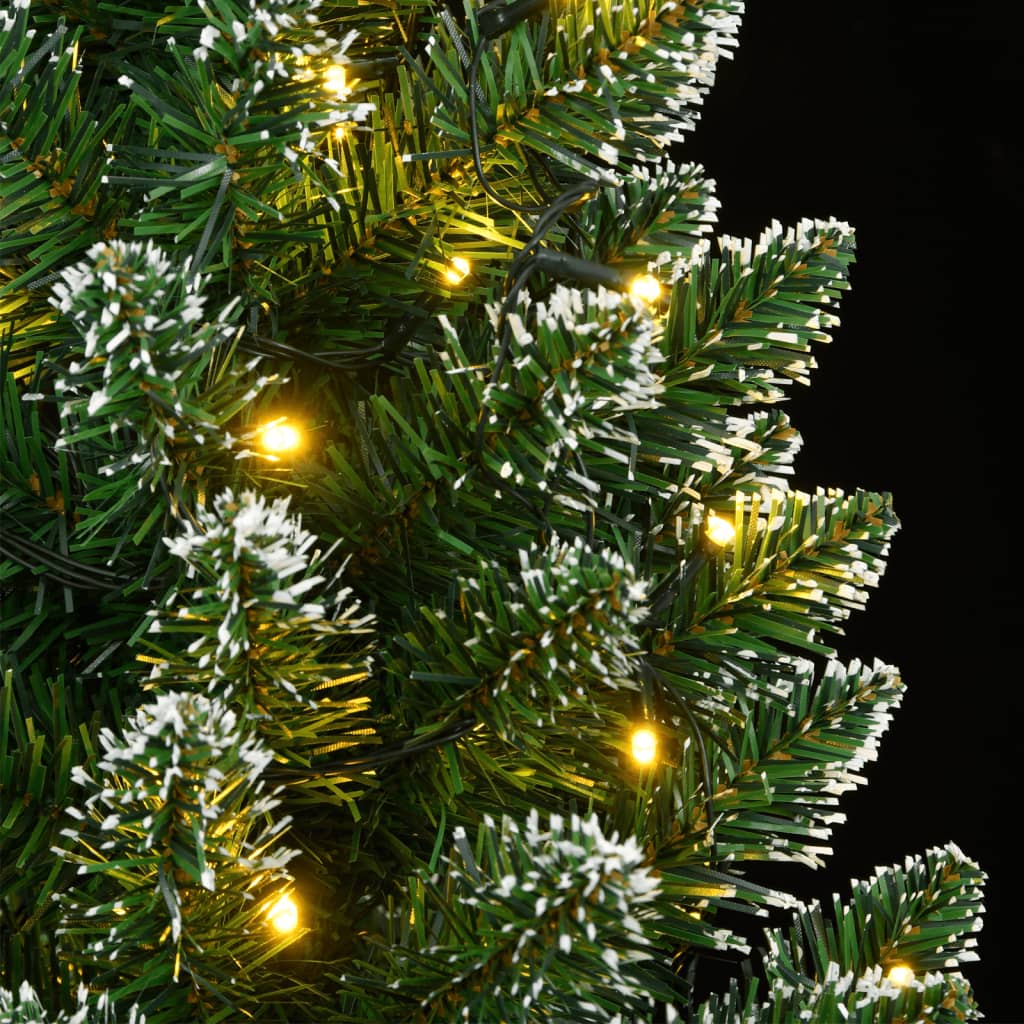 Umjetno tanko božićno drvce s 300 LED žarulja 240 cm