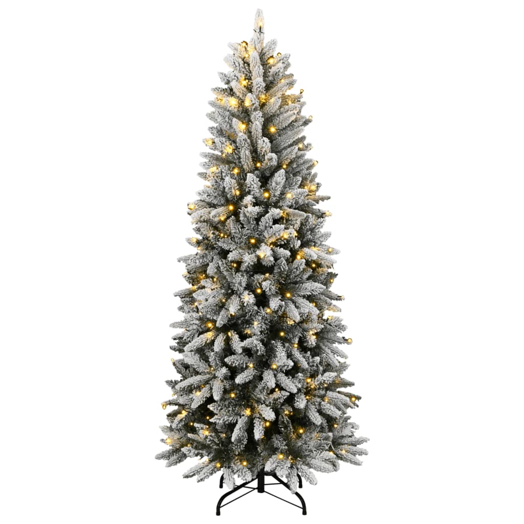 Umjetno božićno drvce sa 150 LED žarulja i snijegom 120 cm
