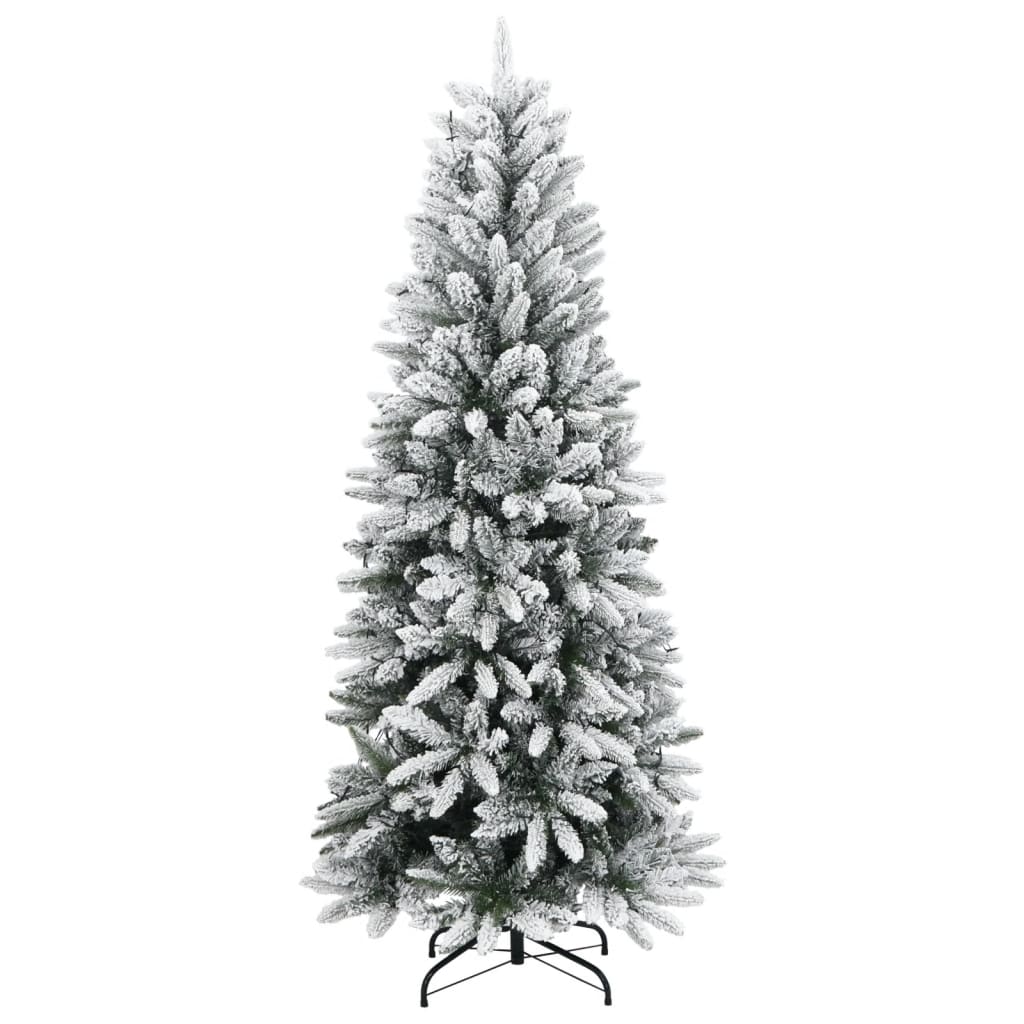 Umjetno božićno drvce 300 LED dioda i nasut snijeg 240 cm