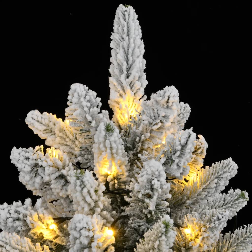 Umjetno božićno drvce 300 LED dioda i nasut snijeg 240 cm