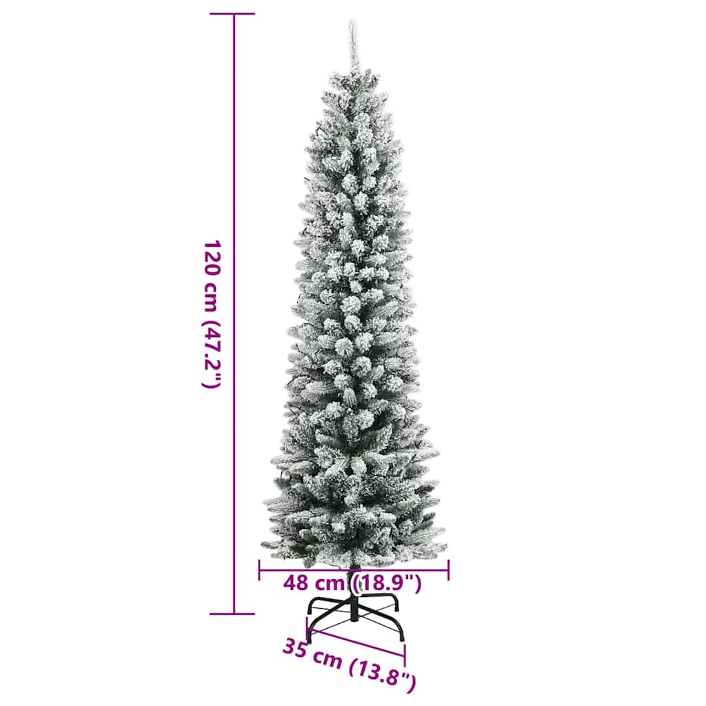 Umjetno božićno drvce sa 150 LED žarulja i snijegom 120 cm