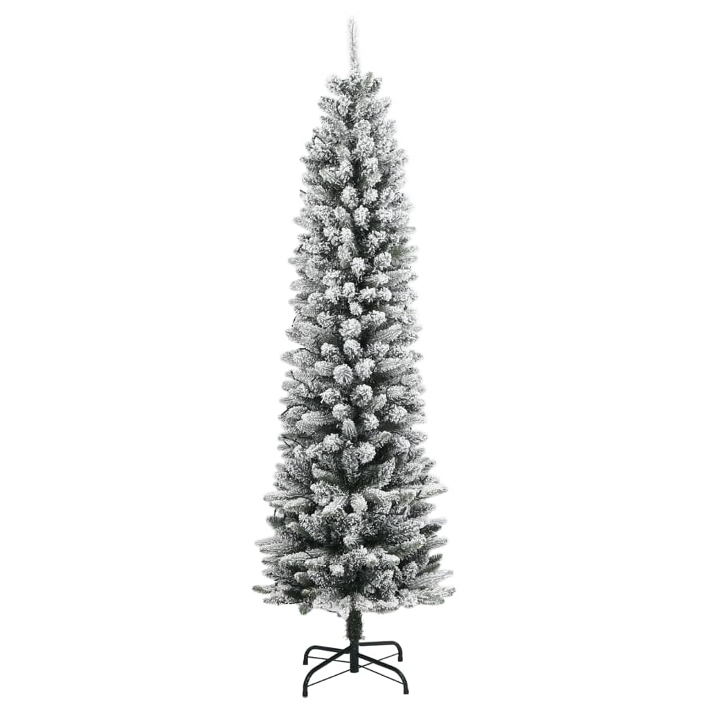 Umjetno božićno drvce s 300 LED žarulja i snijegom 210 cm