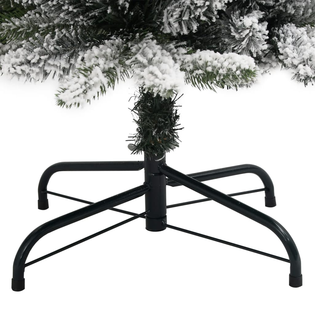 Umjetno božićno drvce s 300 LED žarulja i snijegom 210 cm
