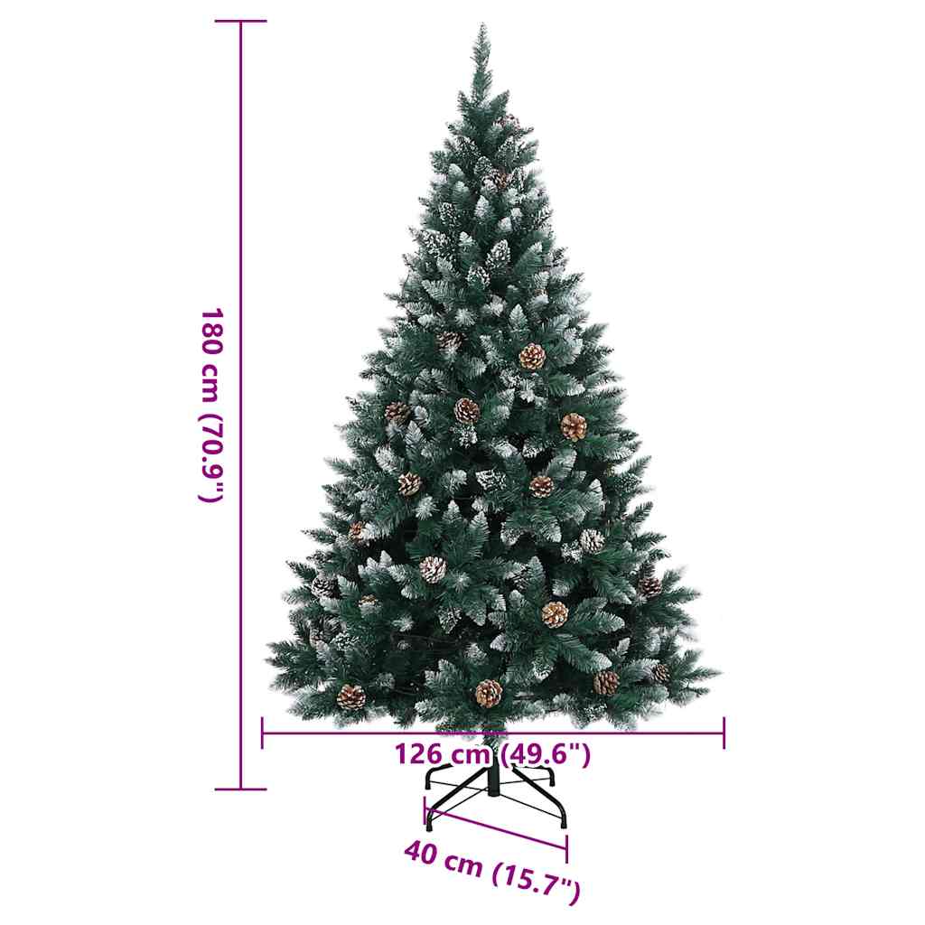 Umjetno božićno drvce s 300 LED žarulja 180 cm