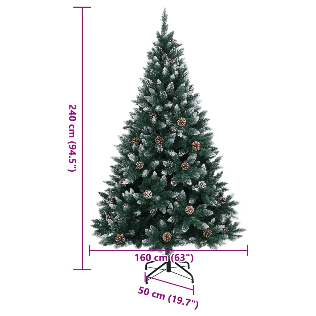 Umjetno božićno drvce 300 LED 240 cm