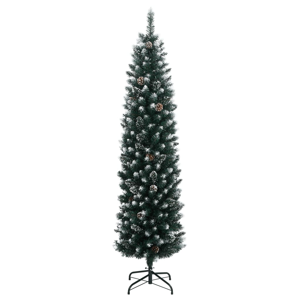 Umjetno tanko božićno drvce sa 150 LED žarulja 120 cm