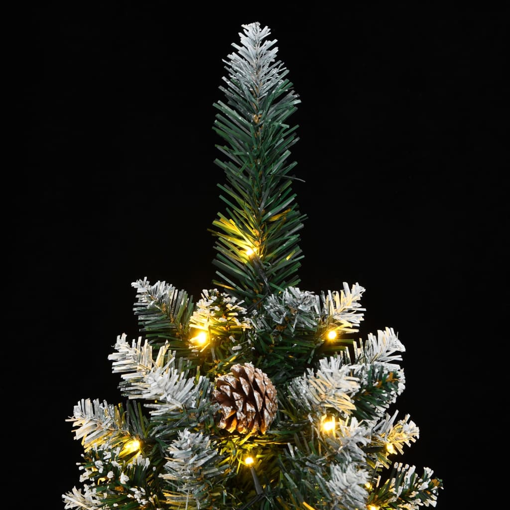 Umjetno tanko božićno drvce sa 150 LED žarulja 120 cm