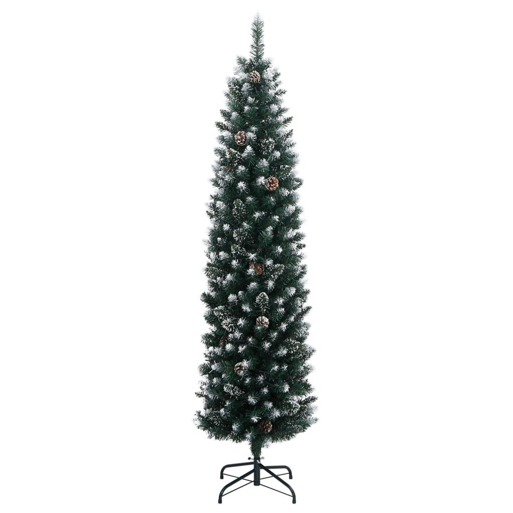 Umjetno tanko božićno drvce sa 150 LED žarulja 150 cm
