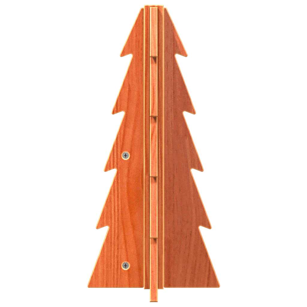 Drveno ukrasno božićno drvce voštano smeđi 49 cm od borovine