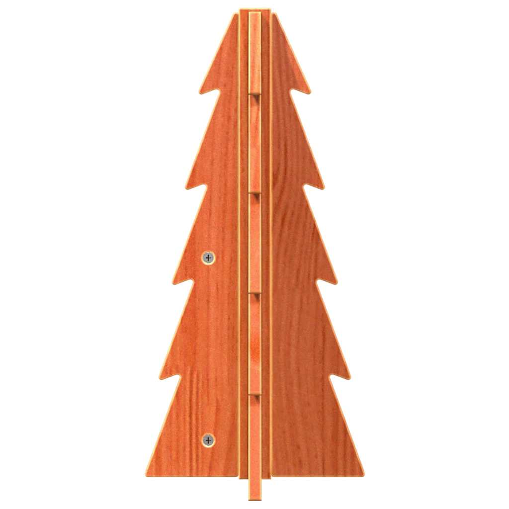 Drveno ukrasno božićno drvce voštano smeđi 49 cm od borovine