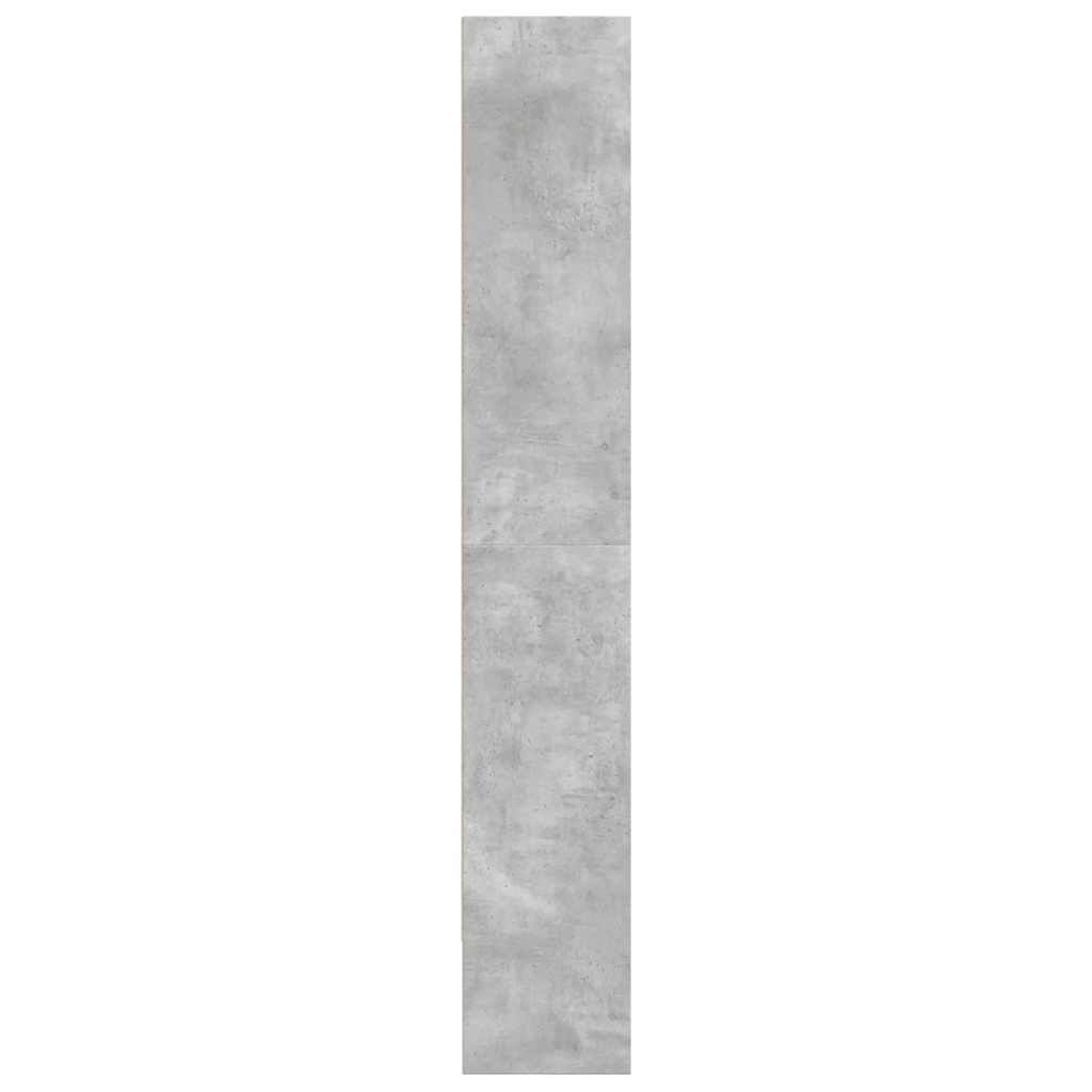 Ormarić za knjige beton sivi 80x30x189 cm konstruirano drvo