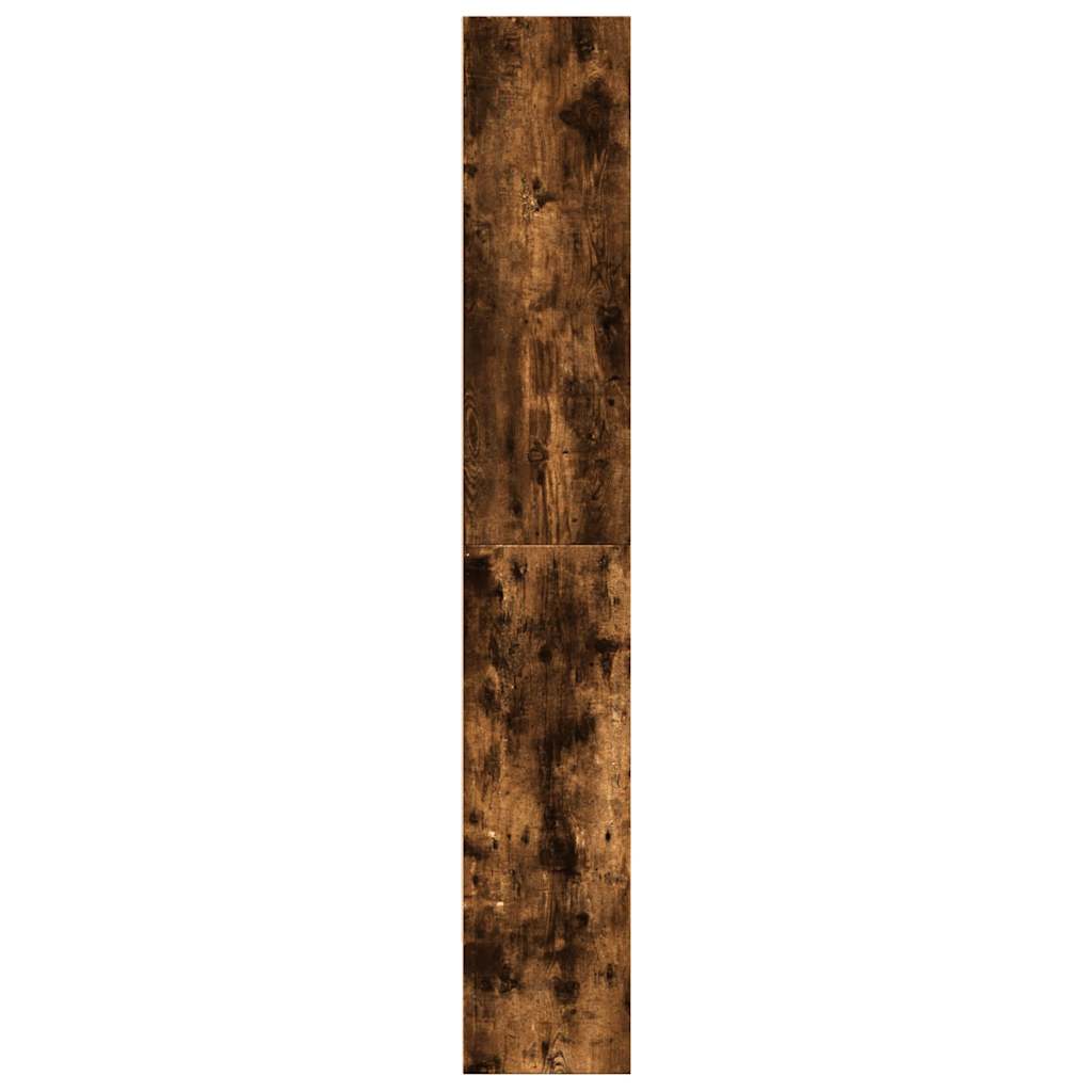 Ormar za knjige dimljeni hrast 80x30x189 cm konstruirano drvo