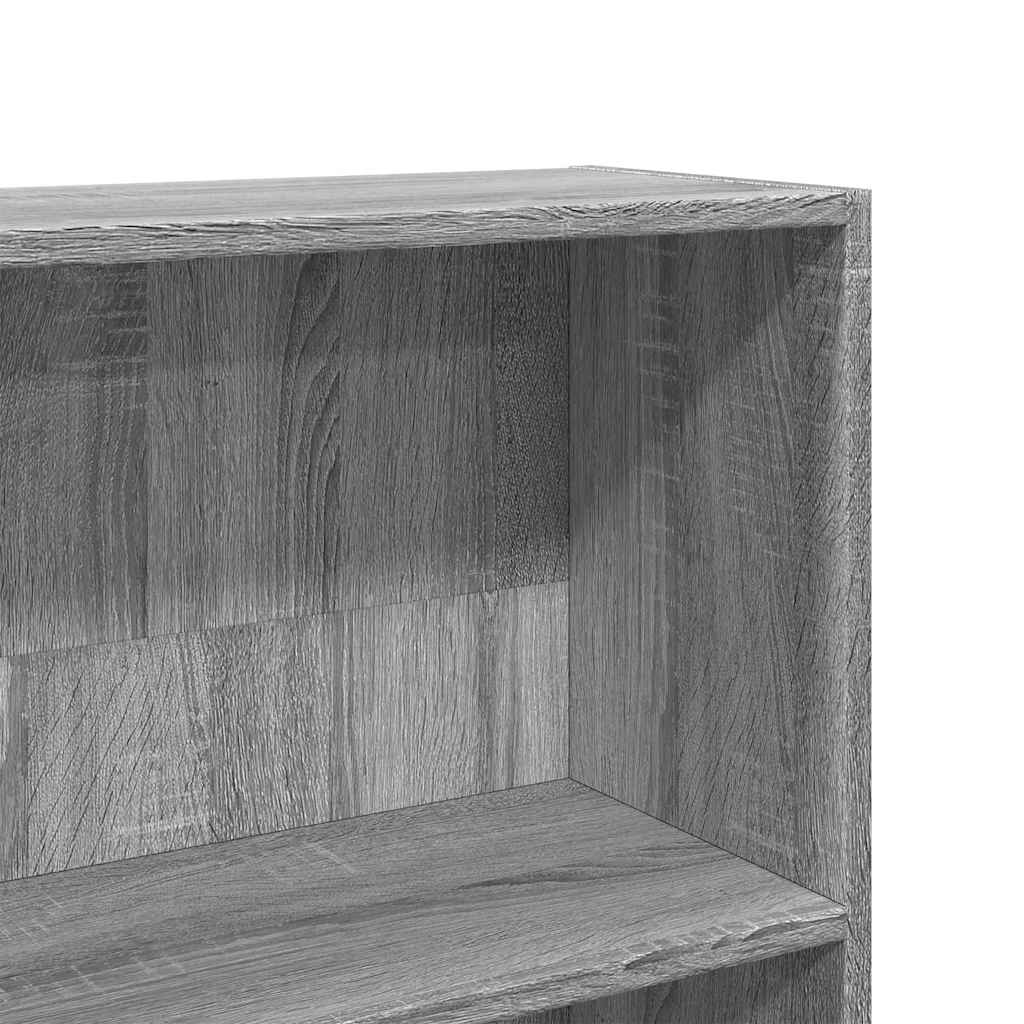 Ormar za knjige Sivi Sonoma 80x30x189 cm Konstruirano drvo