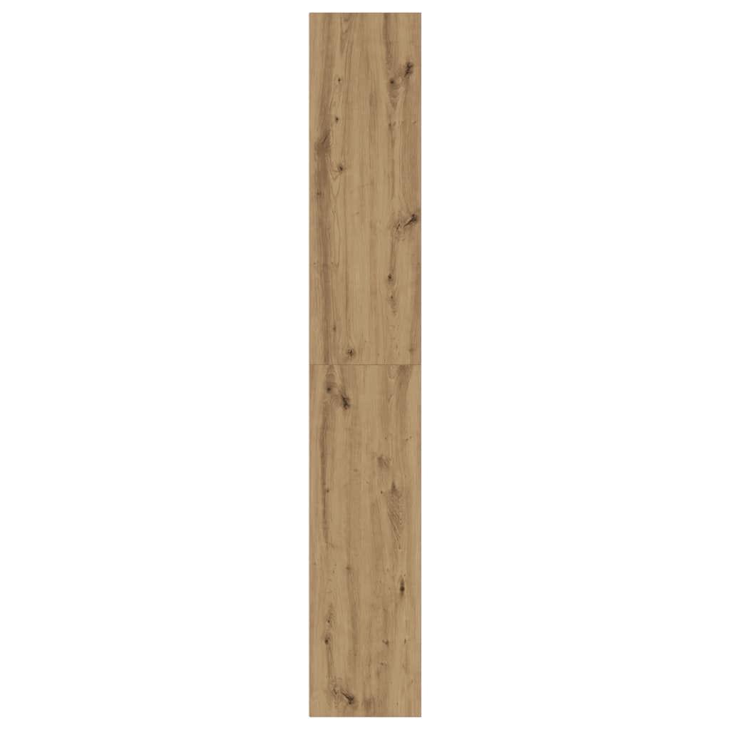 Ormarić za knjige boja hrasta 80x30x189 cm konstruirano drvo