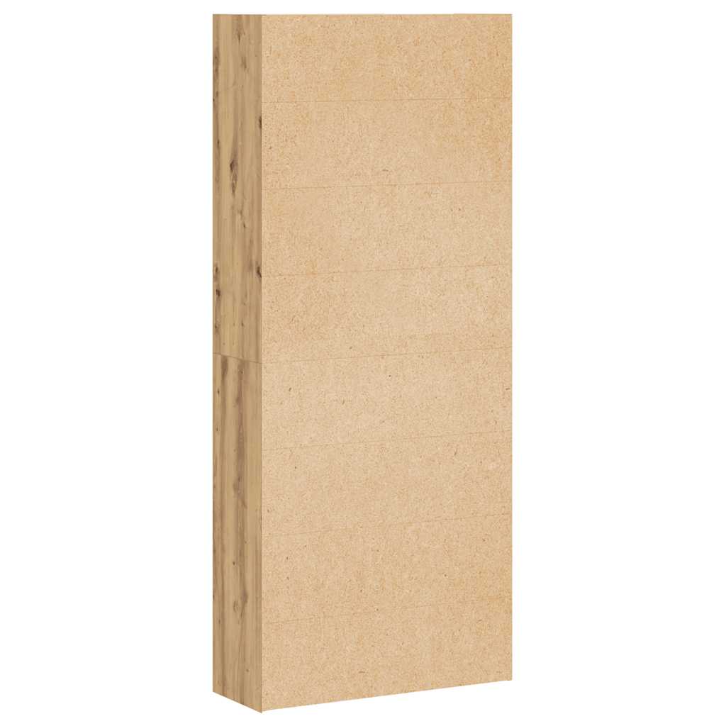 Ormarić za knjige boja hrasta 80x30x189 cm konstruirano drvo