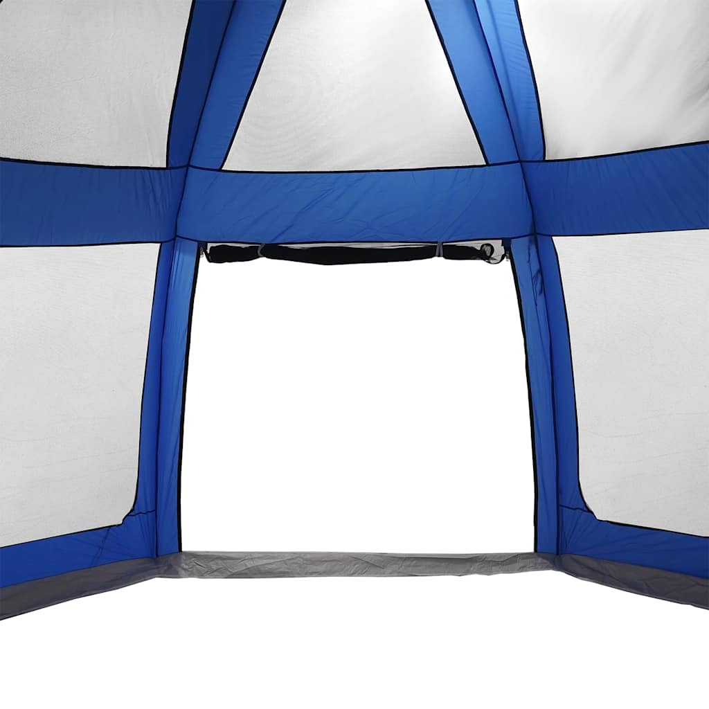 Šator za bazen s uklonjivim letvicama i mrežastim stjenkama Plava 510 x 510 cm