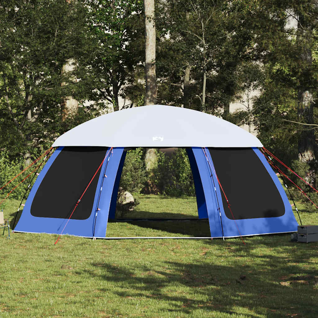 Šator za bazen s uklonjivim letvicama i mrežastim stjenkama Plava 690 x 690 cm