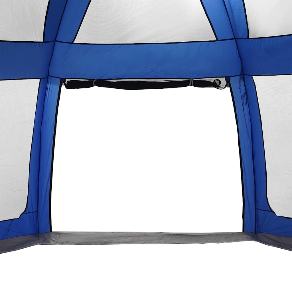 Šator za bazen s uklonjivim letvicama i mrežastim stjenkama Plava 690 x 690 cm