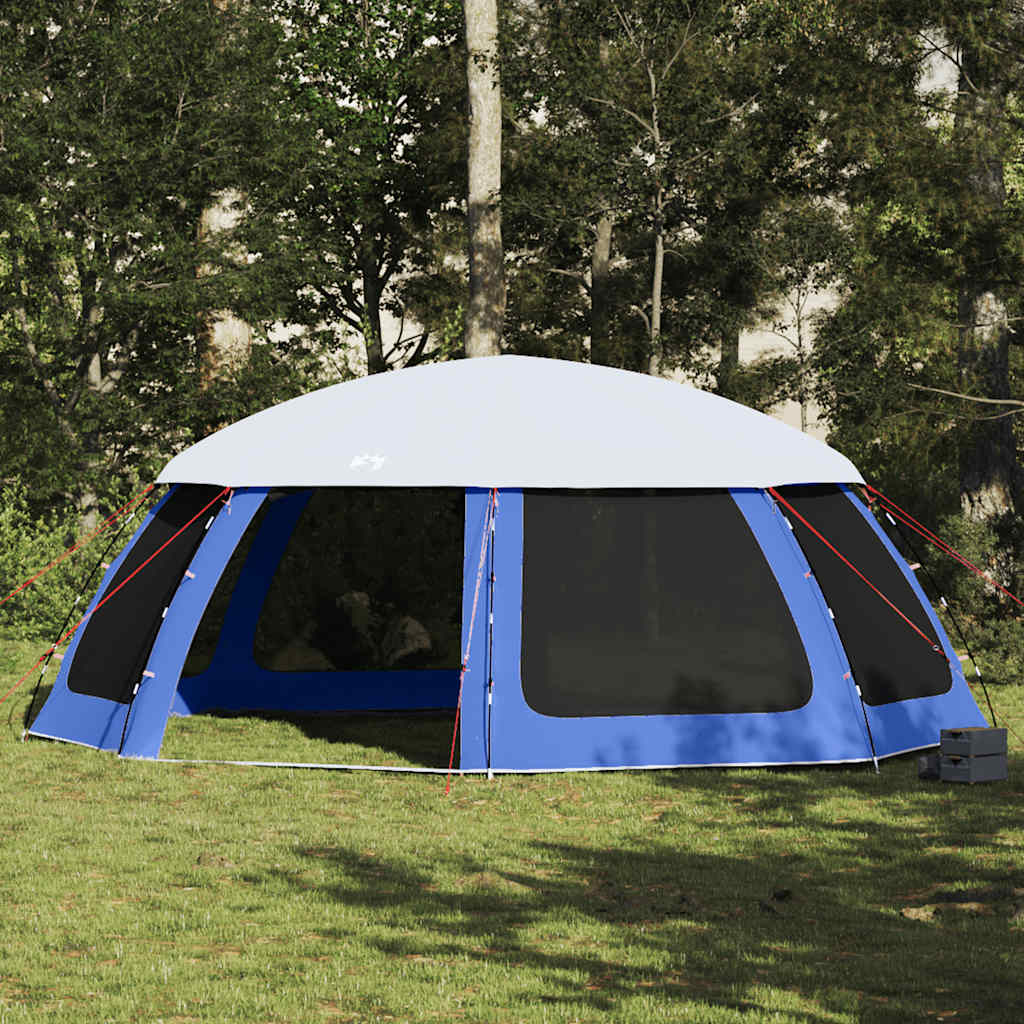 Šator za bazen s uklonjivim letvicama i mrežastim stjenkama Plava 690 x 690 cm