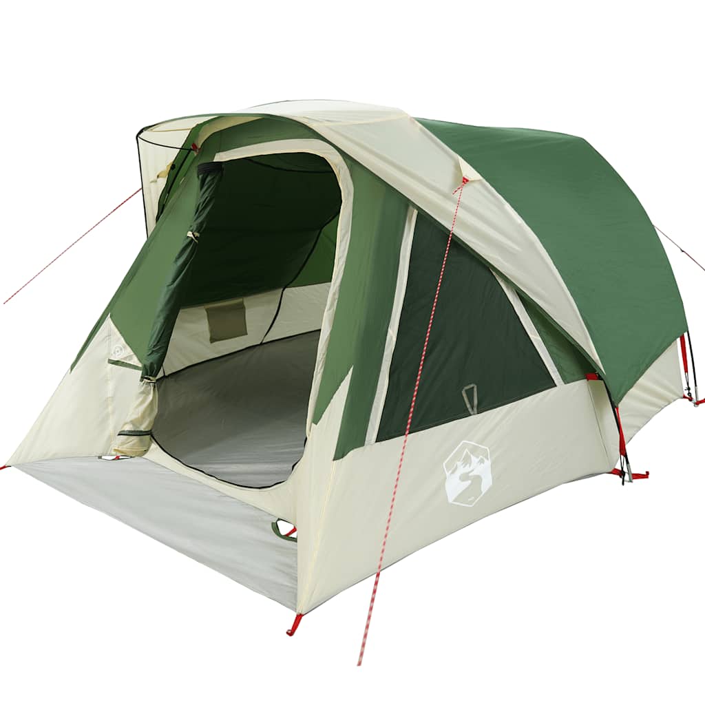 Obiteljski šator kabina za 6 osoba zeleni vodootporni
