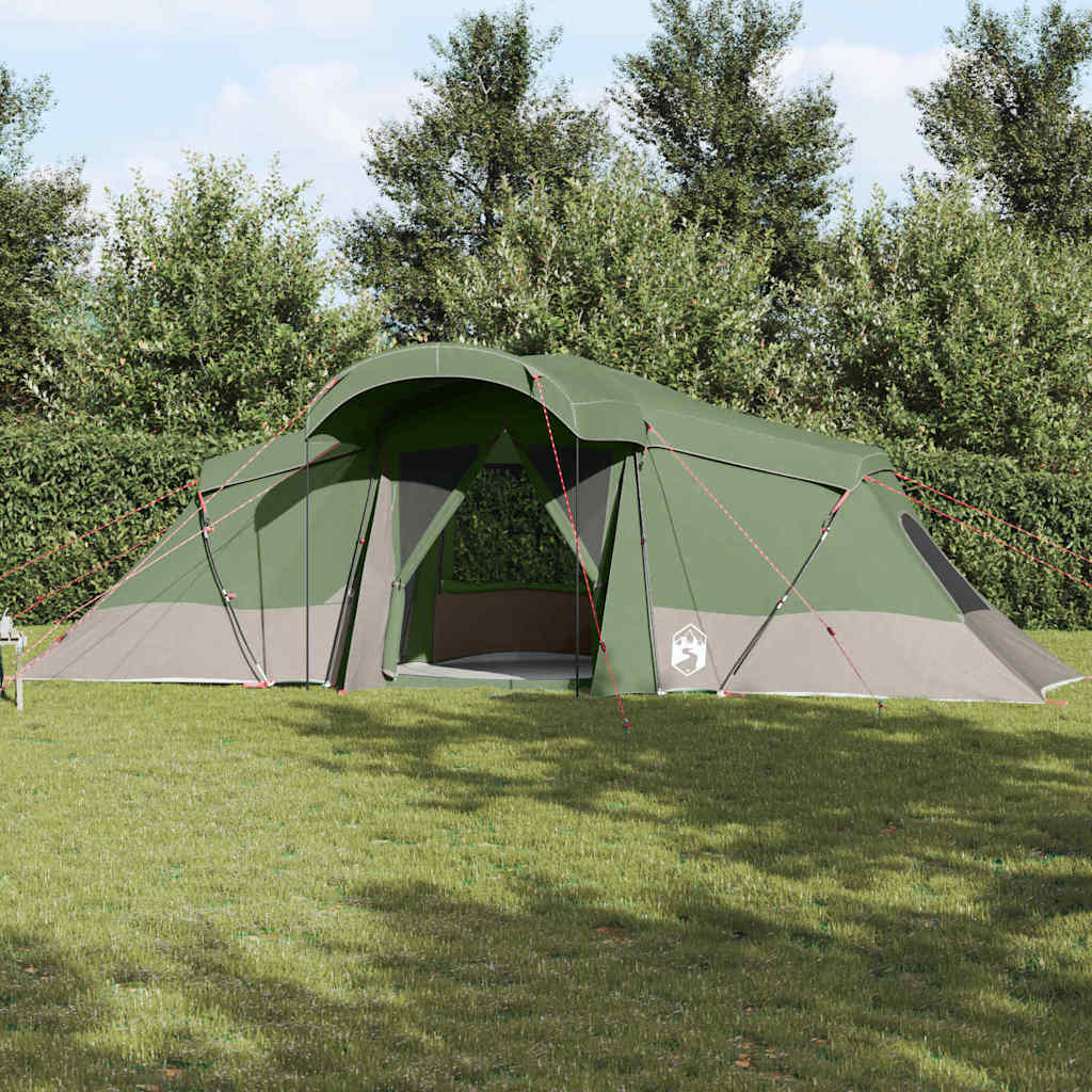Obiteljski šator s krovom Zelena i Siva 721 x 335 x 212 cm