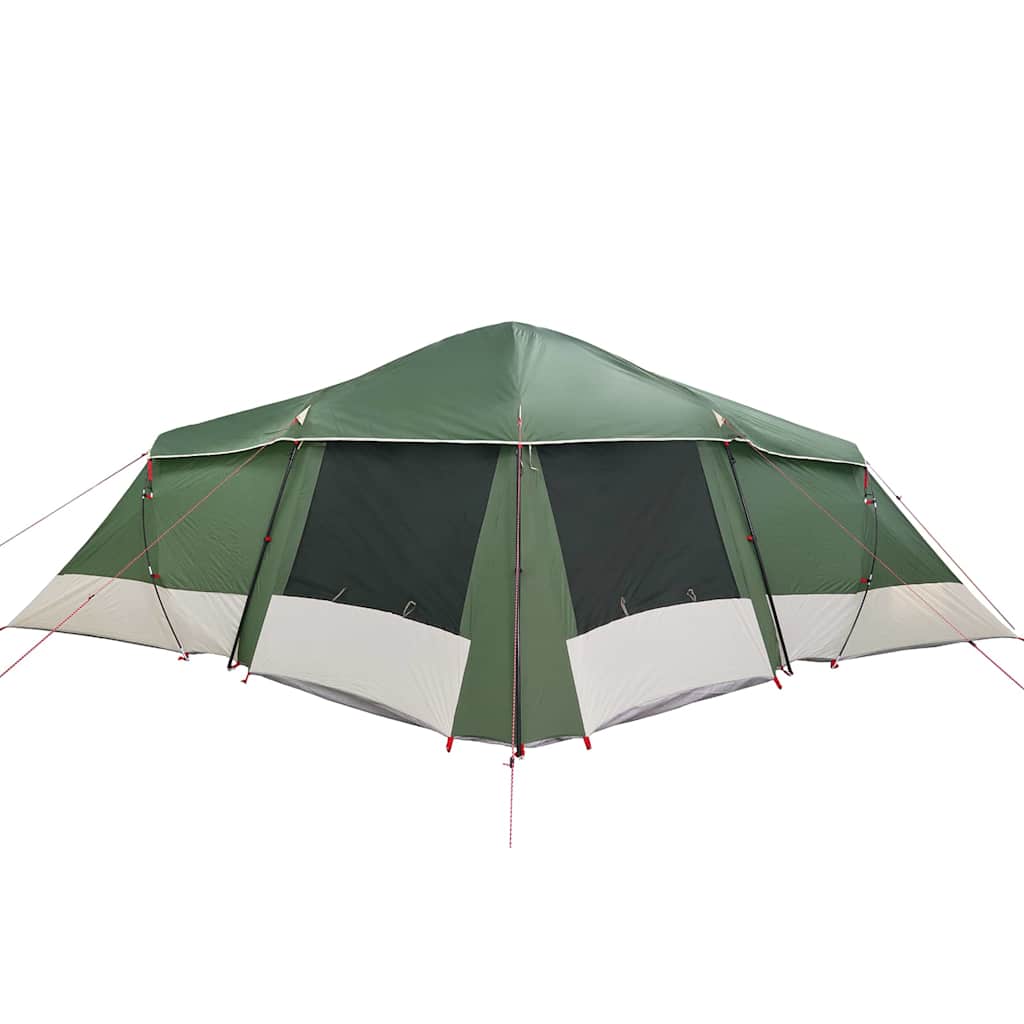Obiteljski šator s krovom Zelena i Siva 721 x 335 x 212 cm