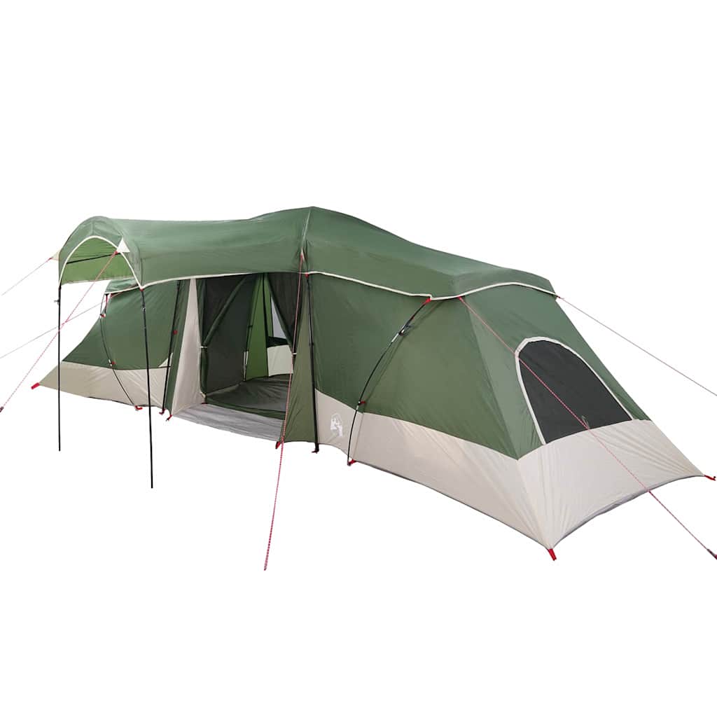 Obiteljski šator s krovom Zelena i Siva 721 x 335 x 212 cm