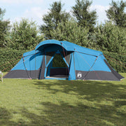 Obiteljski šator s krovom Plava i siva 721 x 335 x 212 cm