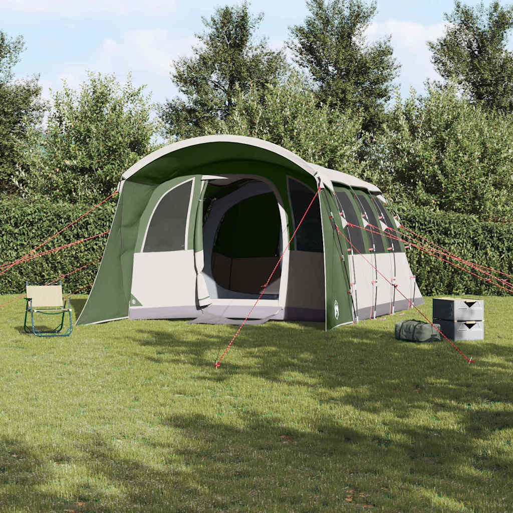 Obiteljski šator s krovom Zelena i bijela 576 x 325 x 213 cm
