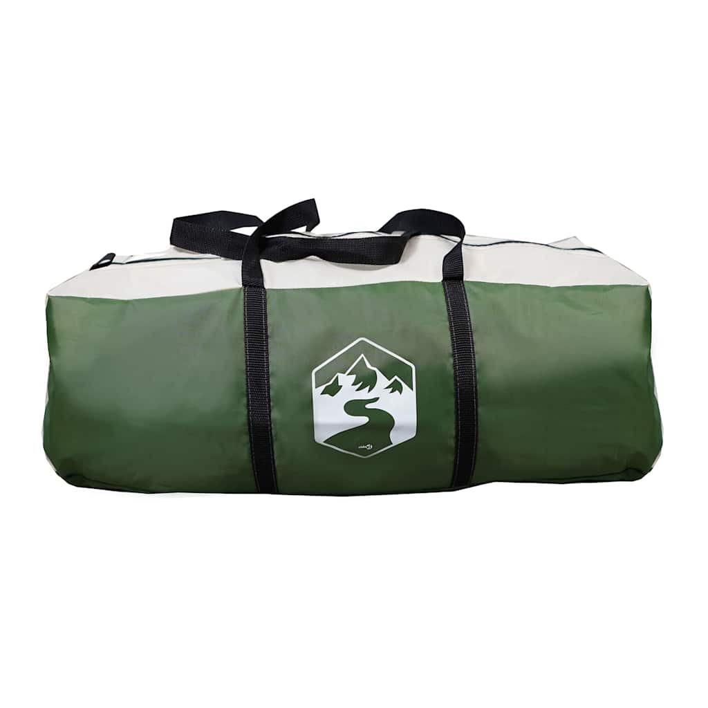 Obiteljski šator s krovom Zelena i bijela 576 x 325 x 213 cm