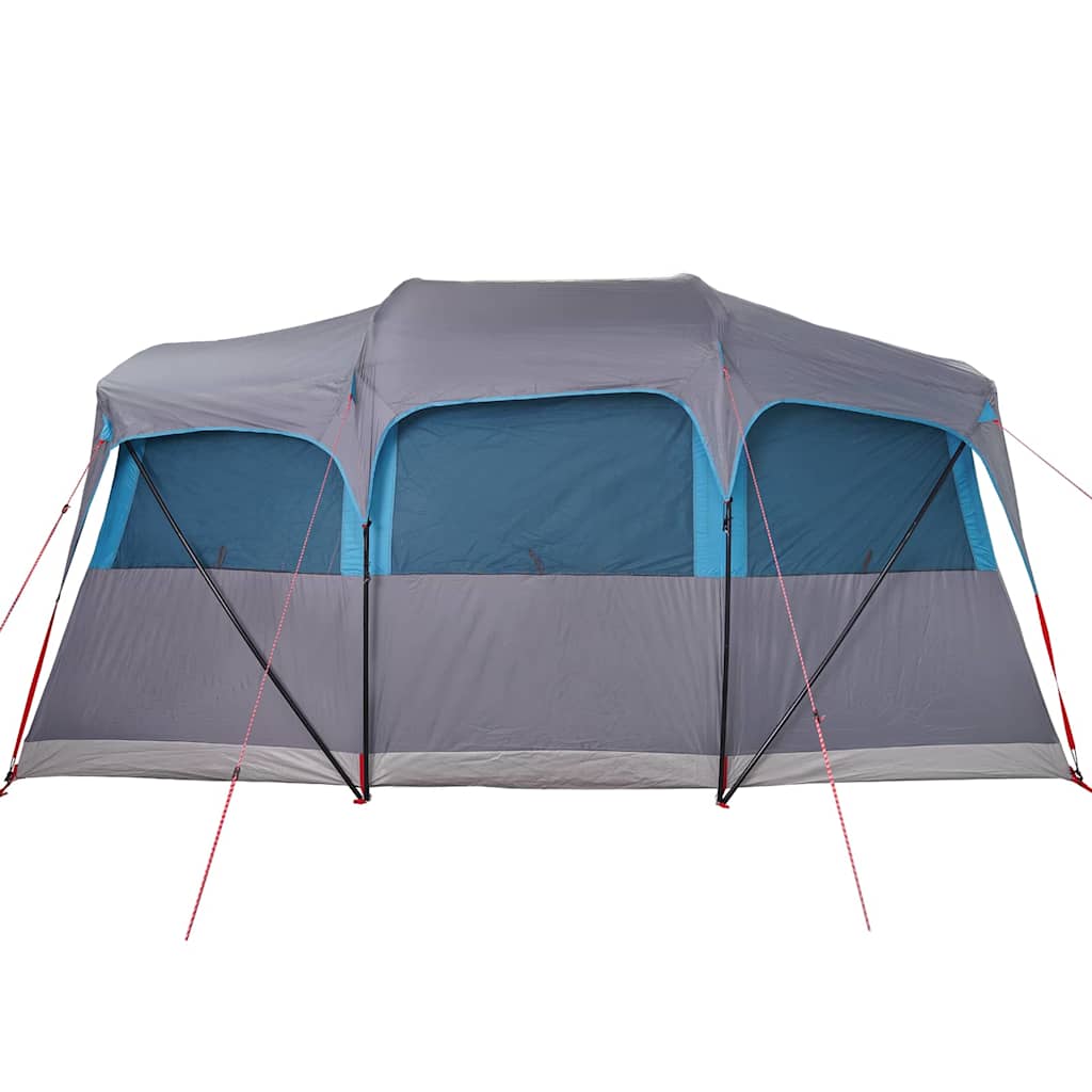 Obiteljski šator s krovom Plava i siva 435 x 255 x 216 cm