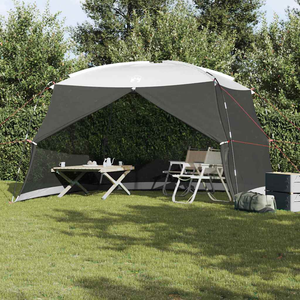 Šator s mrežom protiv komaraca s krovom Siva 380 x 380 x 225 cm