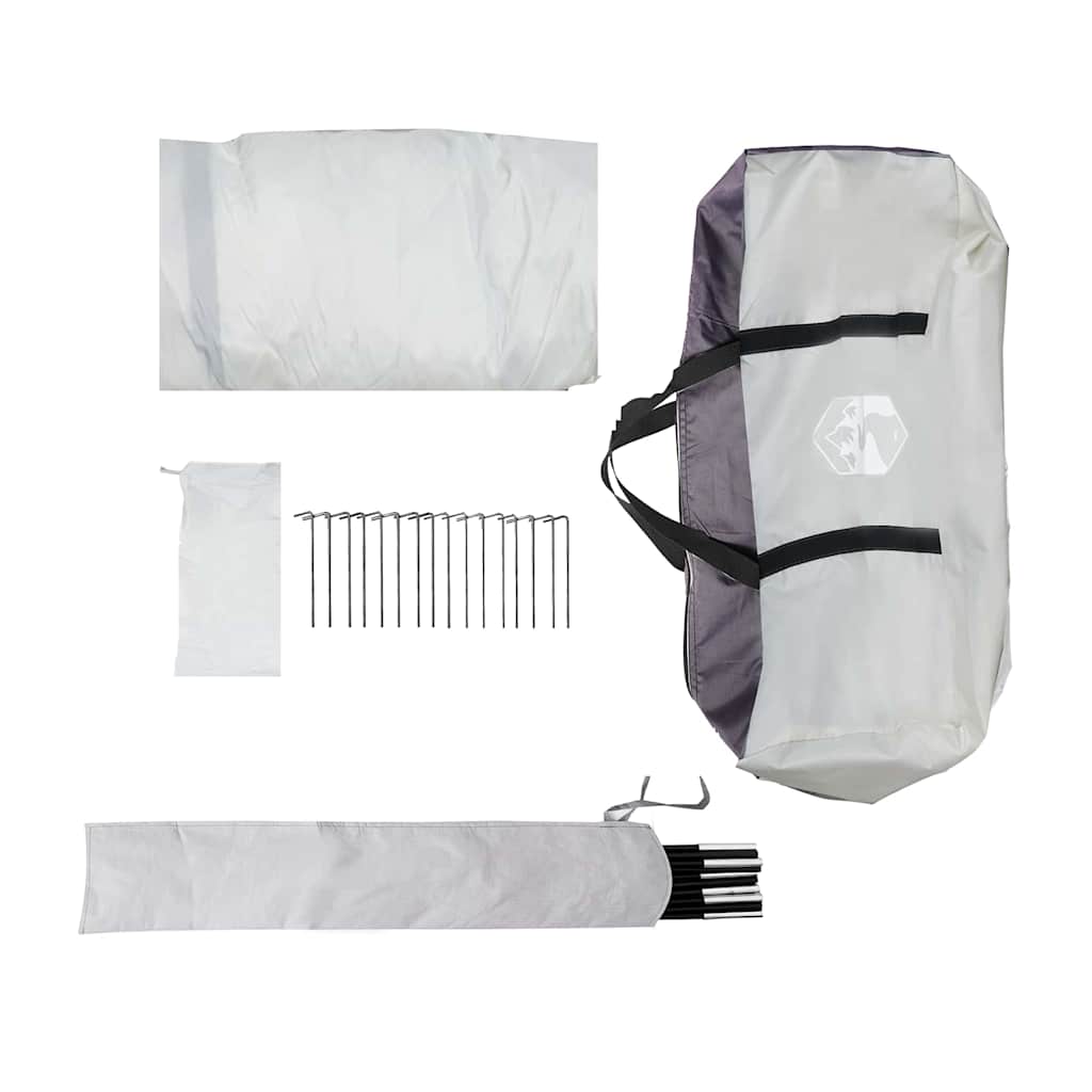 Šator s mrežom protiv komaraca s krovom Siva 434 x 434 x 230 cm