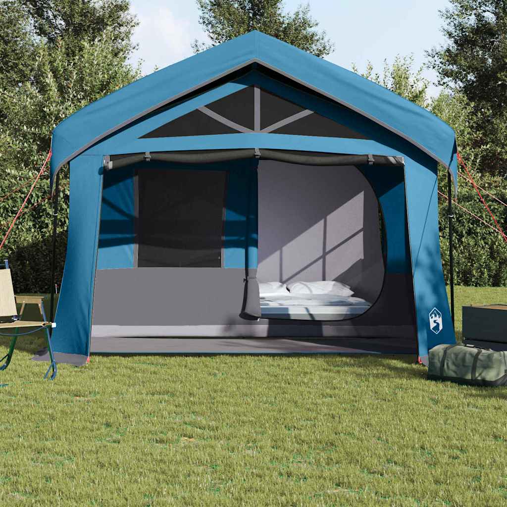 Obiteljski šator Plava i siva 620 x 322 x 240 cm Poliester