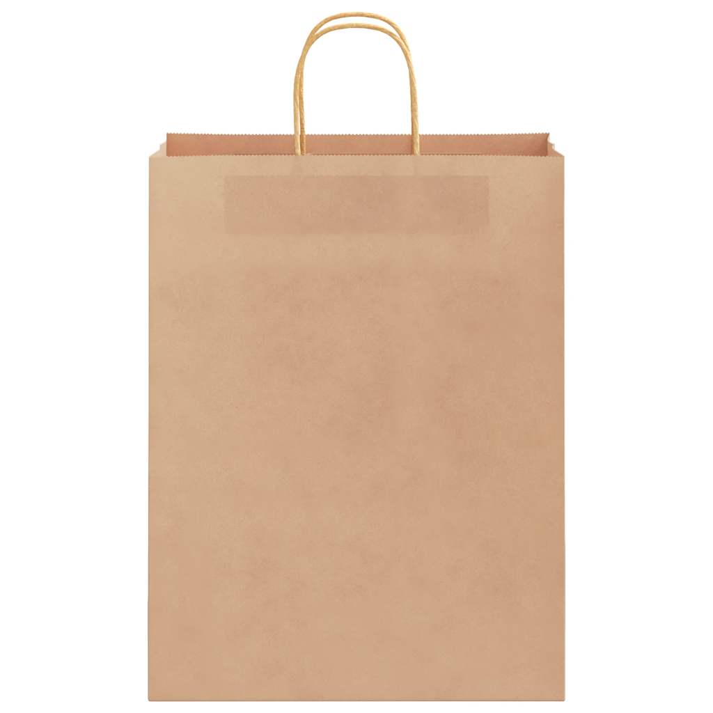 Papirnate vrećice 50 kom s ručkama smeđe 32x12x42 cm