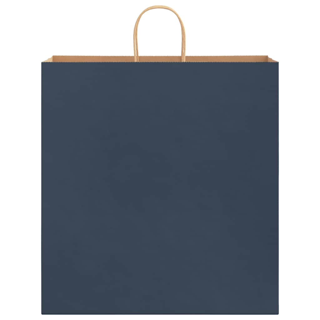 Papirnate vrećice 250 kom s ručkama plave 45x17x48 cm