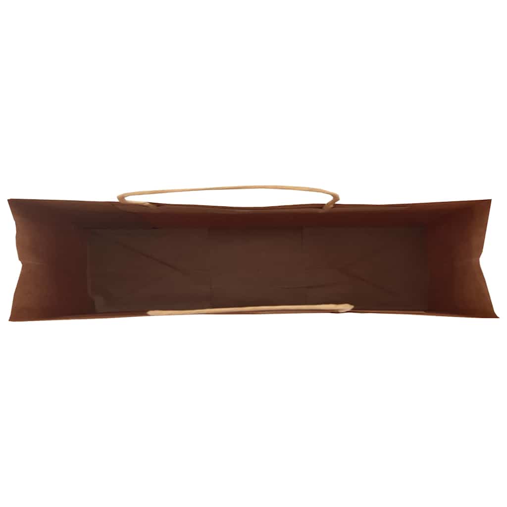 Papirnate vrećice 250 kom s ručkama zelene 54x15x49 cm
