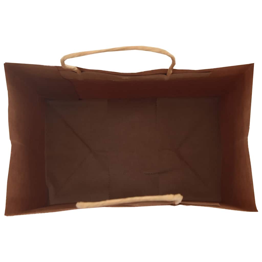 Papirnate vrećice 250 kom s ručkama crvene 26x17x25 cm
