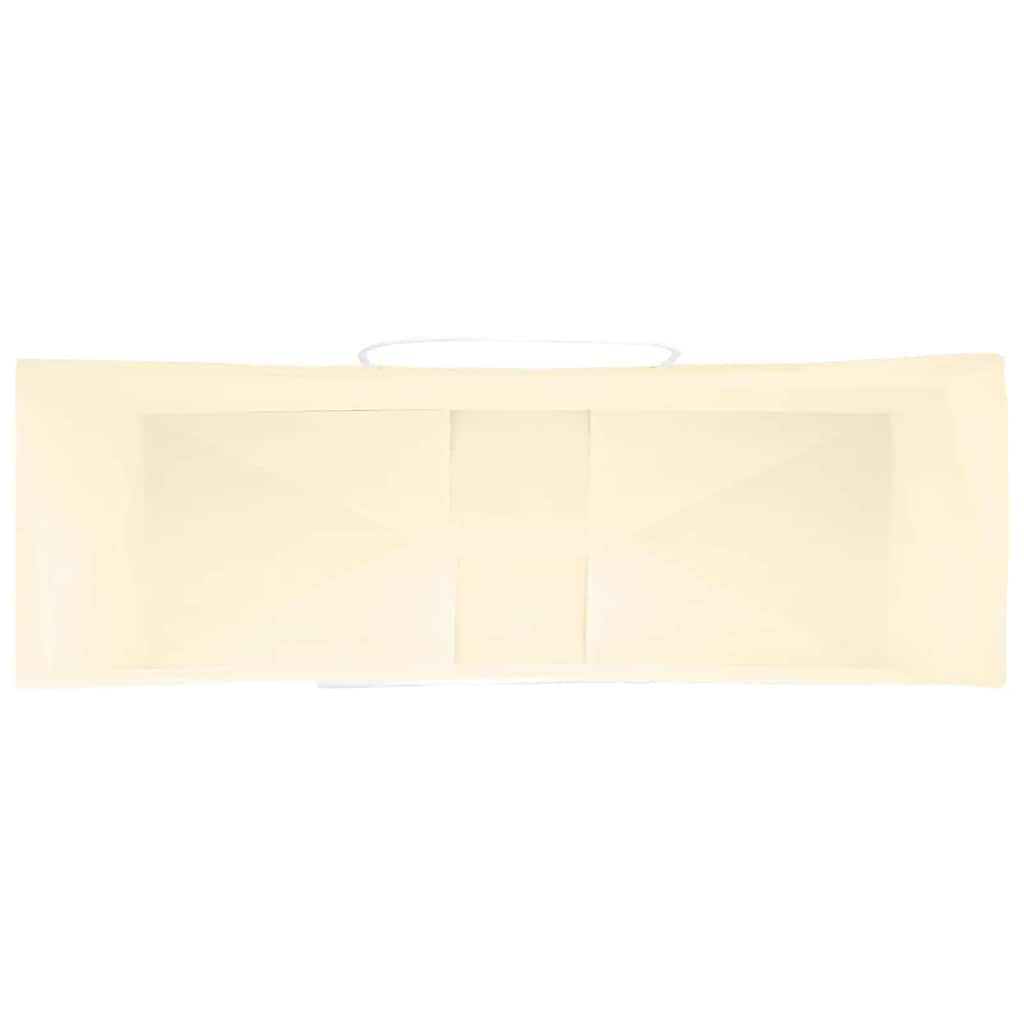 Papirnate vrećice 250 kom s ručkama žute 32x12x42 cm