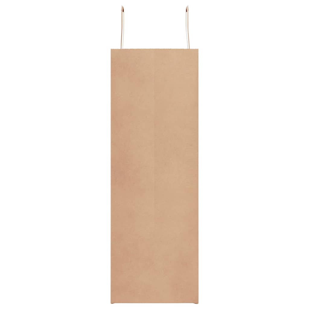 Papirnate vrećice 250 kom s ručkama smeđe 45x17x48 cm