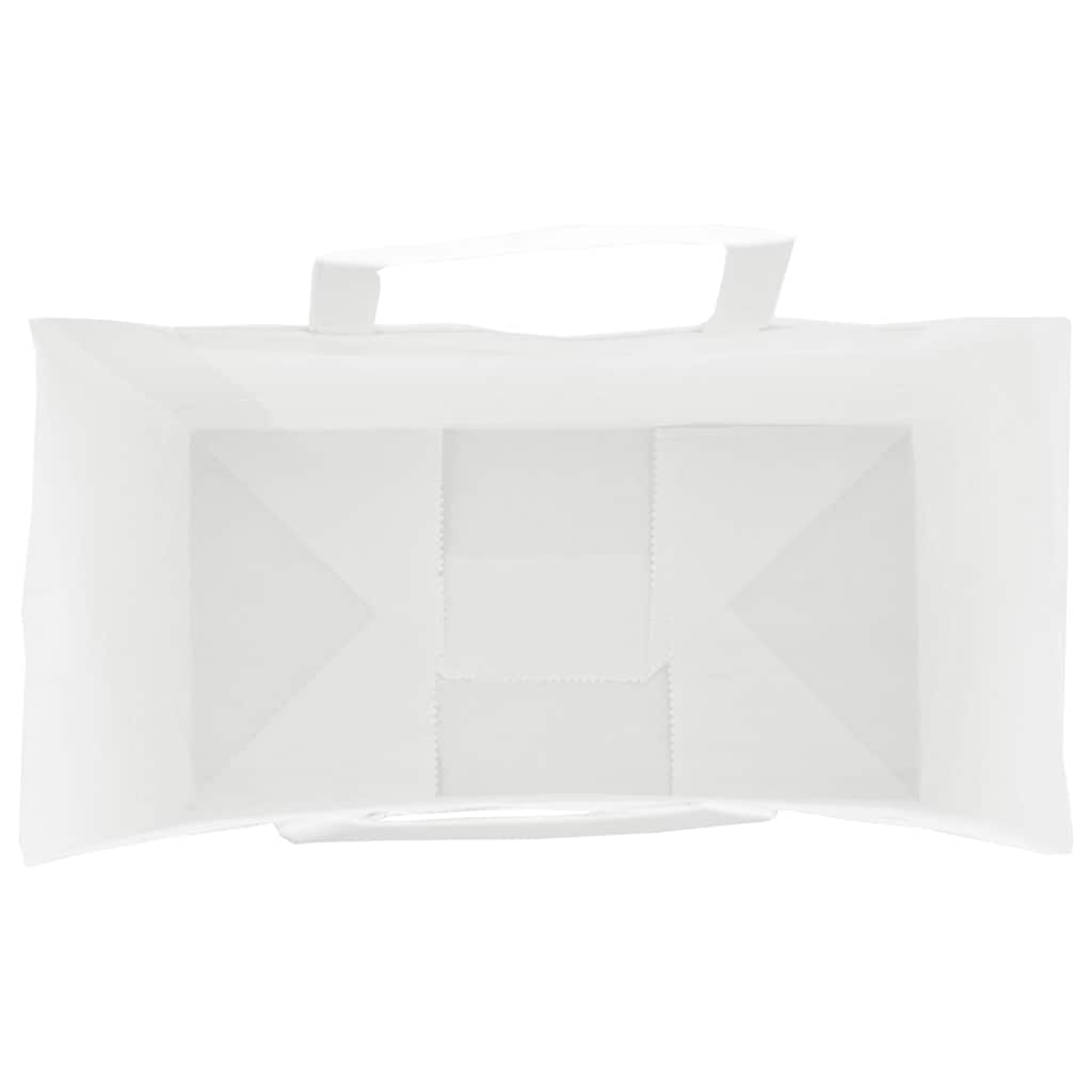 Papirnate vrećice 50 kom s ručkama bijele 32x17x44 cm