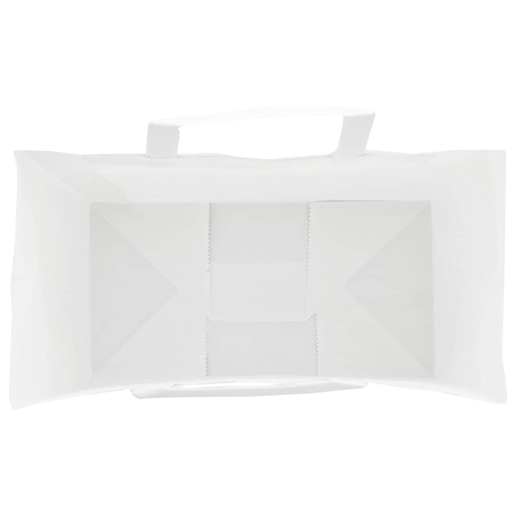 Papirnate vrećice 250 kom s ručkama bijele 32x17x44 cm