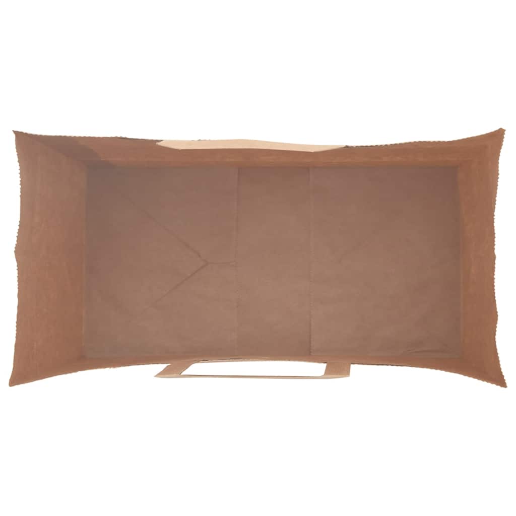 Papirnate vrećice 250 kom s ručkama crne 21x11x31 cm