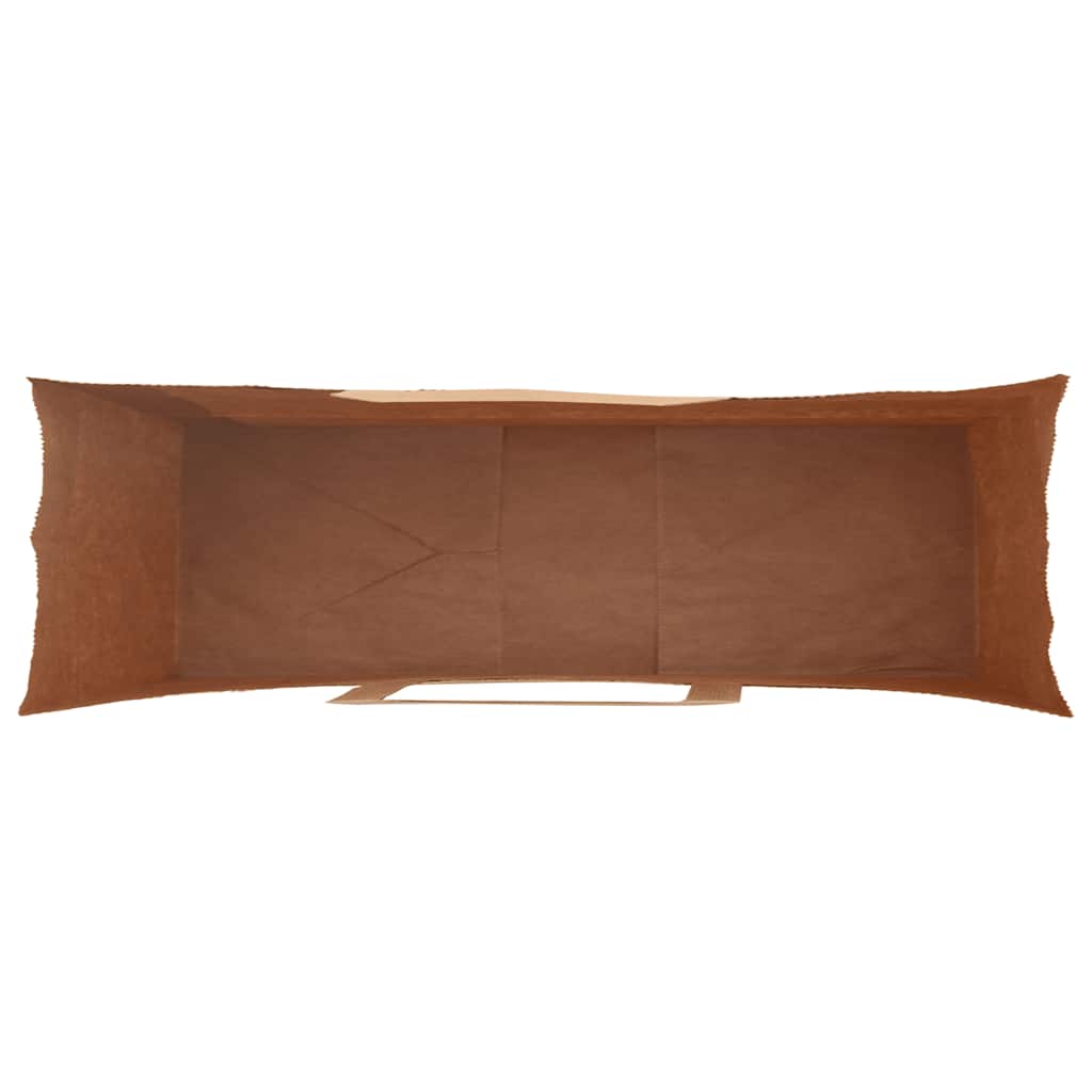 Papirnate vrećice 250 kom s ručkama crne 54x15x49 cm