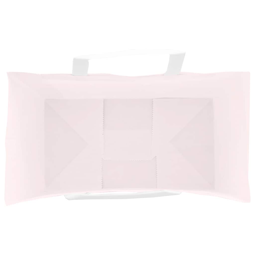 Papirnate vrećice 250 kom s ručkama ružičaste 15x8x21 cm