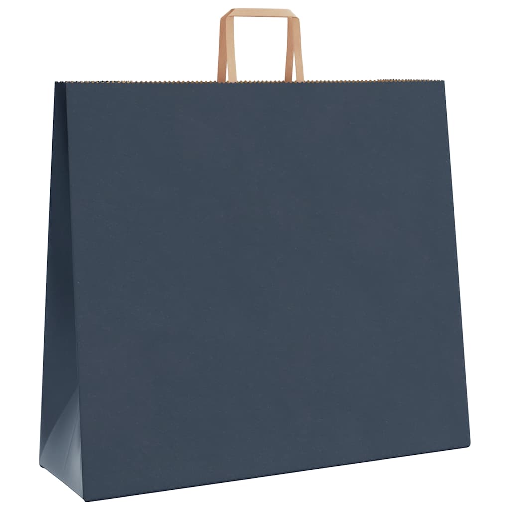 Papirnate vrećice 250 kom s ručkama plave 54x15x49 cm