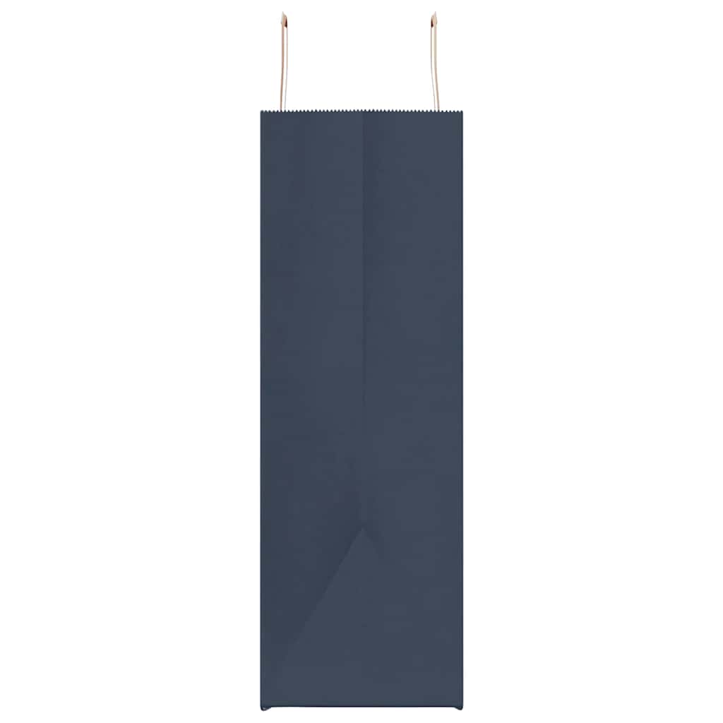 Papirnate vrećice 250 kom s ručkama plave 54x15x49 cm