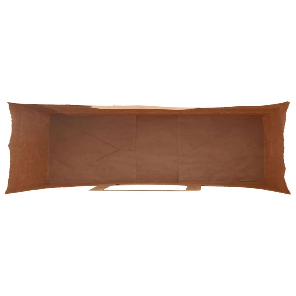 Papirnate vrećice 250 kom s ručkama zelene 54x15x49 cm