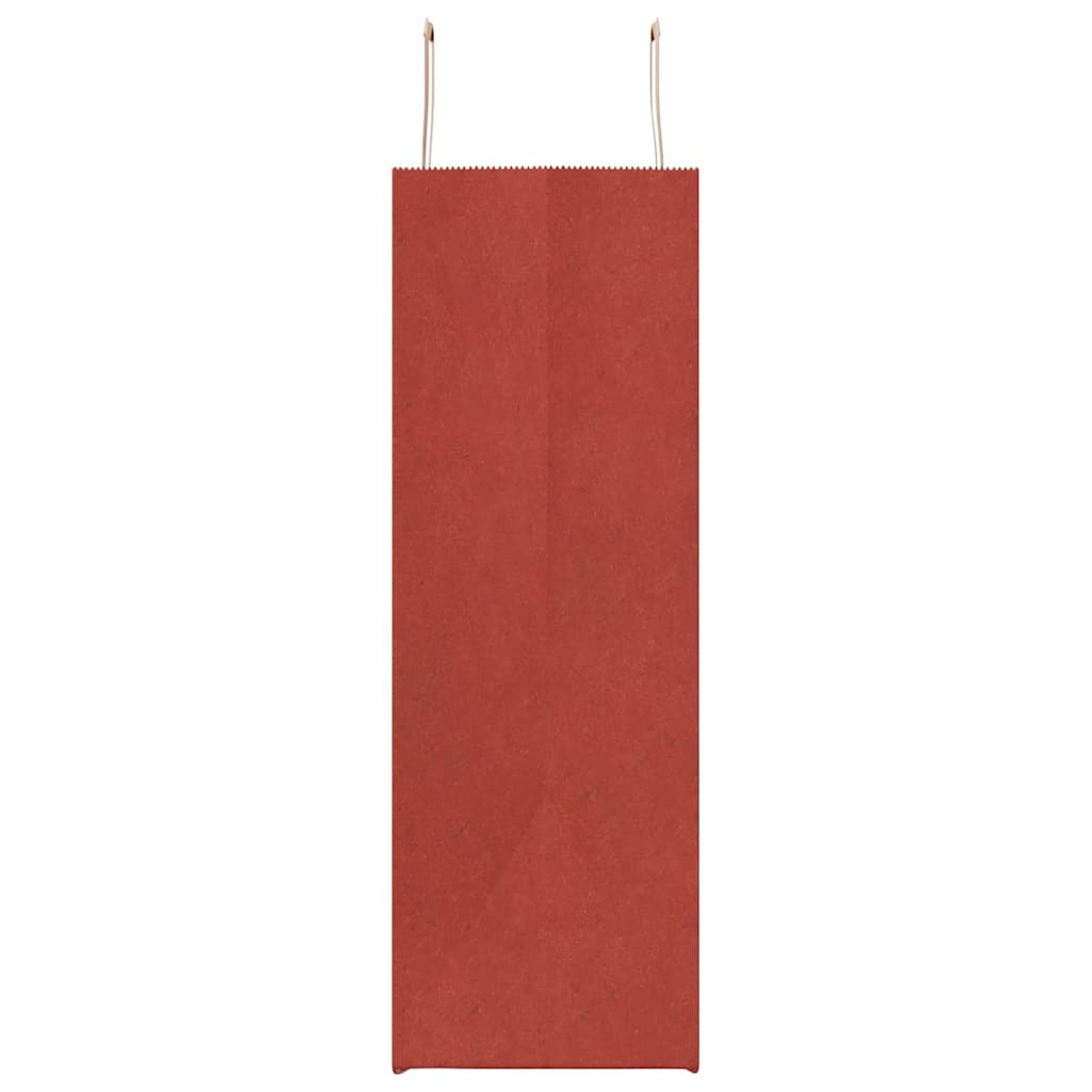 Papirnate vrećice 250 kom s ručkama crvene 54x15x49 cm