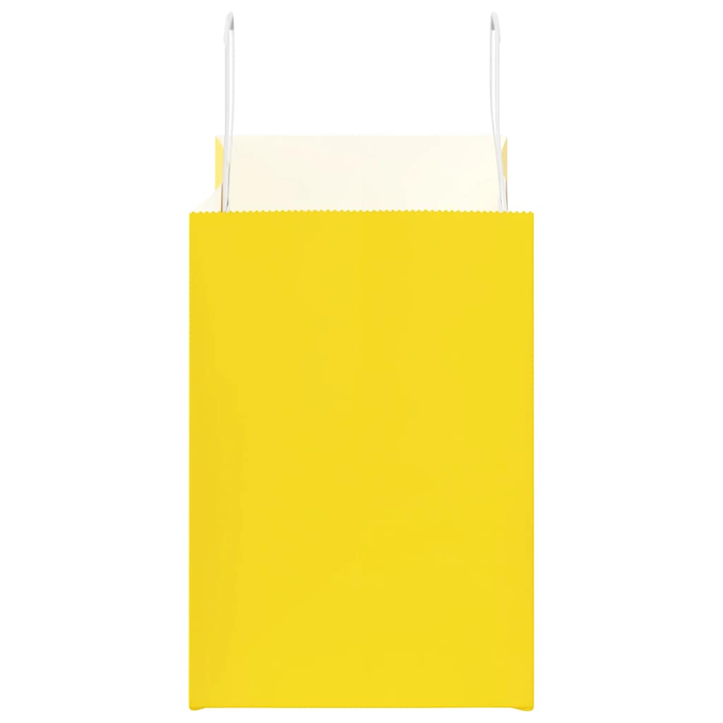 Papirnate vrećice 250 kom s ručkama žute 32x17x25 cm